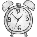 Иконка часы, история, время, time, history, clock 128x128