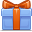 Иконка рождественский, подарок, present, gift, christmas 32x32