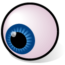 Иконка смотреть, просмотр, глазное яблоко, watch, view, eyeball, beos 128x128