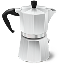 Иконка экспрессо, кофе, еда, teapot, food, expresso, coffee 128x128