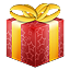 Иконка 'рождественский, подарочный набор, подарок, красный бокс, red box, gift box, gift, christmas'