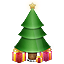 Иконка 'рождественский, подарки, tree, presents, gifts, christmas'