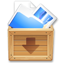 Иконка файл, папка, коробка, архив, rarzip, folder, file, compressed 128x128