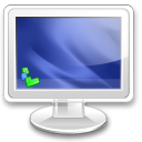 Иконка экран, монитор, компьютер, screen, monitor, lcd, computer 128x128