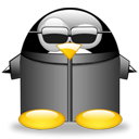 Иконка пингвин, penguin, neotux 128x128