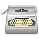 Иконка пакет, wordprocessing, typewriter, package 128x128