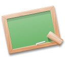 Иконка учеба, обучение, мел, класс, доска, tutorials, teach, learn, chalk 128x128