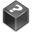 Иконка 'помощь, коробка, help, cube, black box, Ayuda'