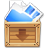Иконка файл, папка, коробка, архив, rarzip, folder, file, compressed 48x48