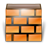 Иконка брандмауэр, firewall 48x48