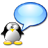 Иконка 'пейджер, messenger, linux, chat'