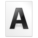 Иконка шрифта, файл, письмо, letter, font, file 128x128