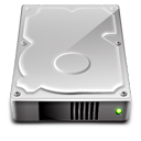 Иконка объемы жестких дисков, harddrive 128x128