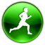 Иконка человек, бег, running, man 64x64