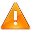 Иконка предупреждение, ошибка, оповещение, warning, error, alert 64x64