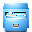 Иконка 'ящик, файл, подача, менеджер, кабинет, manager, filing, file, drawer, cabinet'
