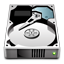 Иконка объемы жестких дисков, диск, harddrive, disk 64x64