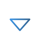 Иконка стрелка, синий, blue, arrow 128x128