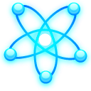 Иконка атом, atom 128x128