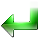 Иконка стрелка, следующий, назад, левый, зеленый, return, next, left, green, back, arrow 128x128