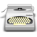 Иконка wordprocessing, typewriter 128x128