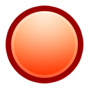 Иконка красный, бал, red, ball 128x128