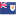 Иконка флаг, ангилья, flag, anguilla 16x16