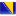 Иконка флаг, боснийский, flag, bosnian 16x16