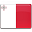 Иконка флаг, мальта, malta, flag 32x32