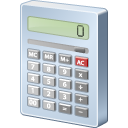 Иконка калькулятор, calculator 128x128