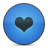  , , , , love, heart, button, blue 48x48