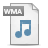 Иконка файл, аудио, wma, file, audio 48x48