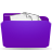 Иконка фиолетовый, папка, violet, stuffed, folder 48x48