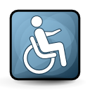 Иконка доступ, wheelchair, access 128x128