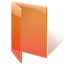  ', , , orange, open, folder'