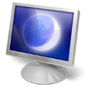 Иконка экран, монитор, screen, monitor, eclipse, desktop 128x128