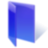  , , , open, folder, blue 48x48