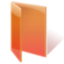  , , , orange, open, folder 64x64