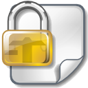 Иконка файл, защита, закрыто, security, locked, file 128x128