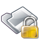Иконка папка, блокировка, lock, folder 128x128