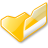  , , , yellow, open, folder 48x48