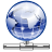 Иконка сеть, интернет, земной шар, земля, браузер, world, network, internet, earth, connected, browser 48x48