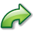 Иконка 'стрелка, повторить, направо, зеленый, right, redo, green, arrow'