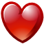 Иконка сердце, любовь, закладка, love, heart, bookmark 64x64