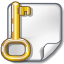 Иконка 'файл, ключ, зашифрованные, заблокировано, locked, key, file, encrypted'