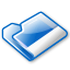  , , folder, blue 64x64