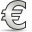 Иконка евро, euro 32x32