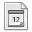 Иконка х, текст, мим, календарь, x, vcalendar, text, mime 32x32