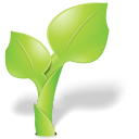 Иконка сад, природа, органические, зеленый, завод, plant, organic, nature, leaf, green, garden 128x128