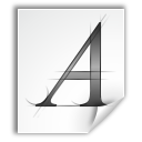 Иконка шрифта, х, приложение, x, font, application, afm 128x128